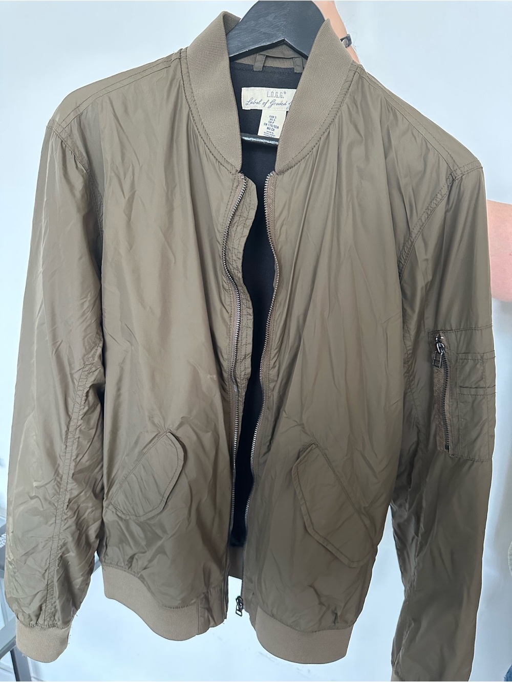H&M Olive Green Men's Bomber Jacket